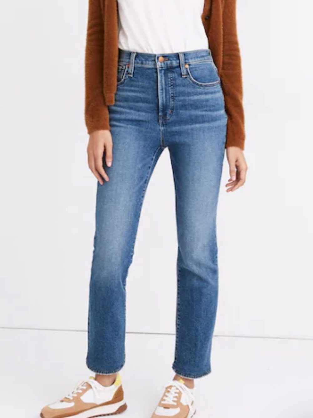 Madewell Slim Demi Boot Jeans Women’s Size 29 Blue Denim High Rise